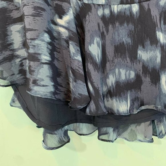 BCBG Maxazria Pacific Blue Cloud Flowy Shift Dress - Picture 4 of 7